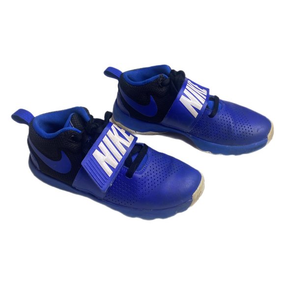 Nike Team Hustle D8 Royal Blue Sneakers Size Youth 5.5 - Picture 4 of 8